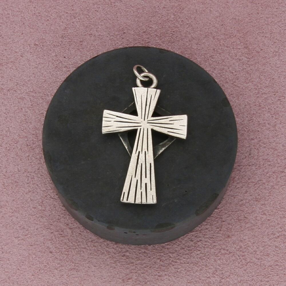 ⚡clearance⚡ sterling silver vintage rustic cross pendant - Picture 2 of 3
